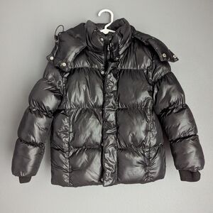 Jordan Craig Black Puffer Jacket. Kids Size 5 Black Winter Puffer Jacket.